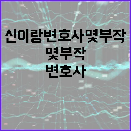 신이랑변호사 몇부작인지 알아보는 방법 - 요약