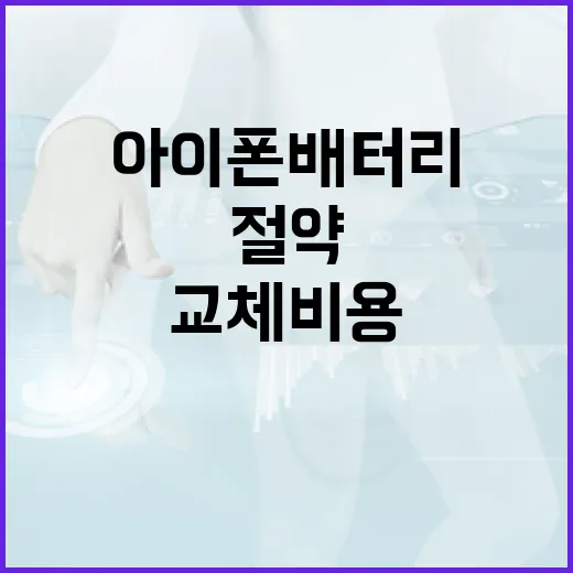 아이폰 배터리 교체 비용 절약하는 방법 - 요약