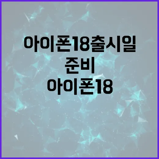 아이폰18 출시일을 준비하는 방법 - 요약