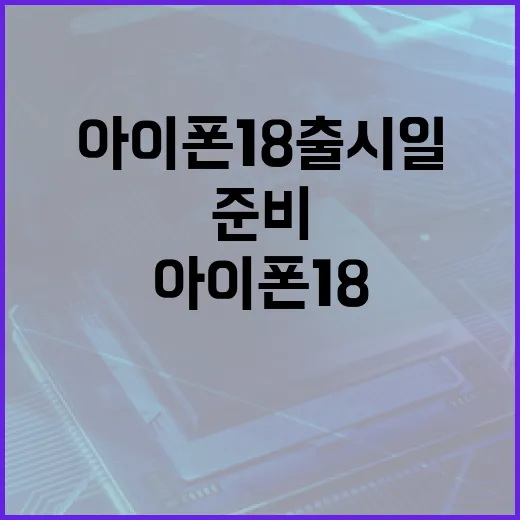 아이폰18 출시일을 예측하고 준비하는 방법 - 요약