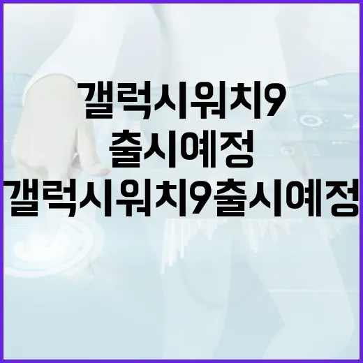 갤럭시 워치9 출시 예정: 알아두어야 할 모든 것 - 요약
