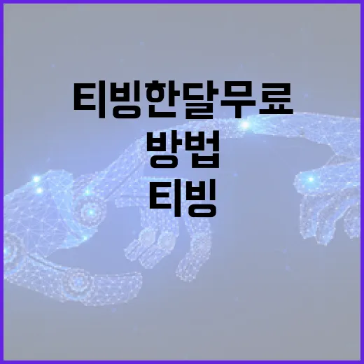 티빙 한달 무료 사용 방법: 스트리밍 서비스 최대한 활용하기 - 요약