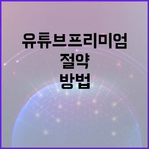 유튜브 프리미엄 가격을 절약하는 방법 - 요약