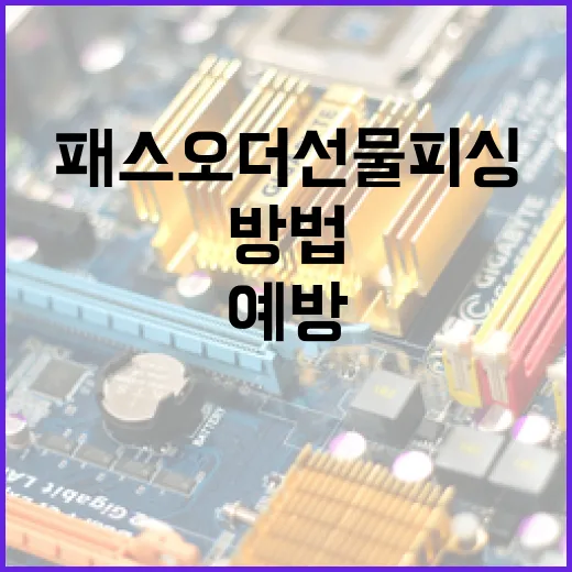 패스오더 선물 피싱을 예방하는 방법 - 요약