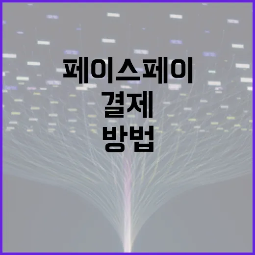 페이스페이로 간편하게 결제하는 방법 - 요약