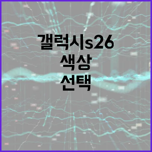 갤럭시 S26 색상 선택하는 방법: 각 색상의 장점과 활용 팁 - 요약