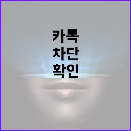 카톡에서 차단 여부를 확인하는 방법 - 요약