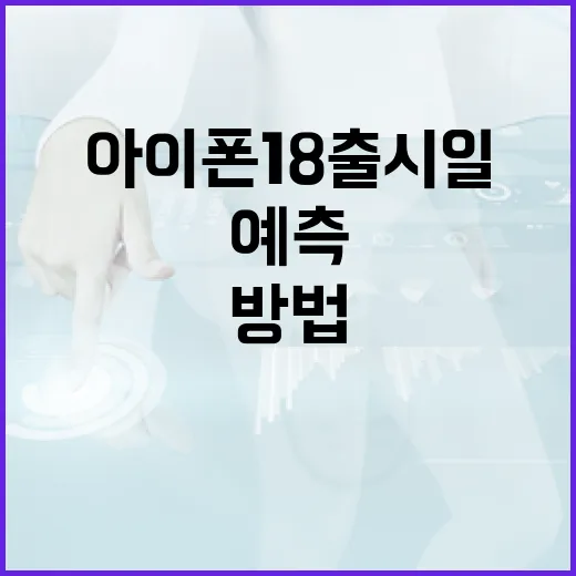 아이폰 18 출시일을 예측하는 방법 - 요약