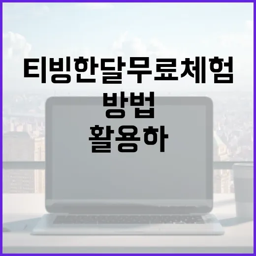티빙 한달 무료 체험을 활용하는 방법 - 요약