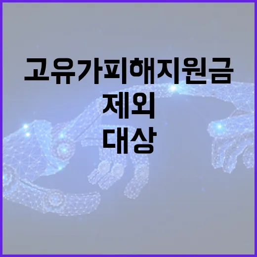 고유가 피해지원금 대상에서 제외되는 이유 알아보기 - 요약
