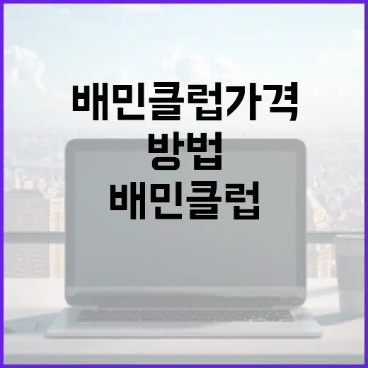 배민클럽 가격 제대로 알고 활용하는 방법 - 요약