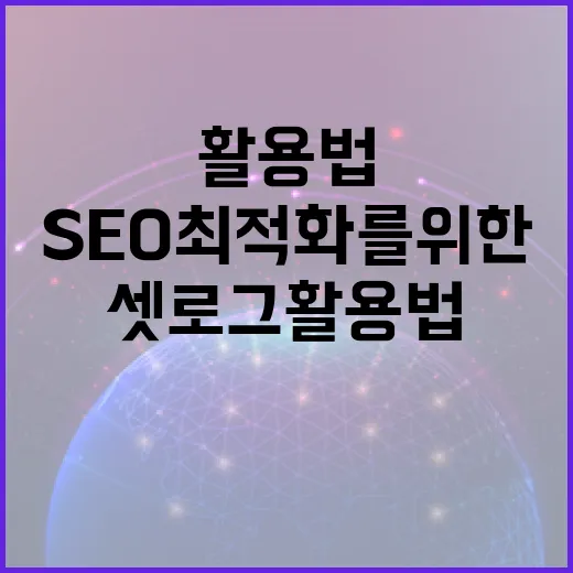 셋로그 활용법: SEO 최적화를 위한 실질적인 팁 - 요약