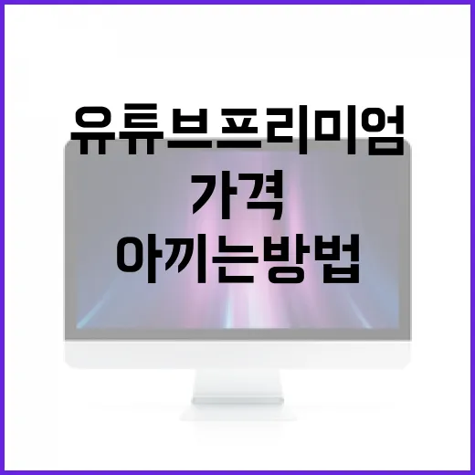 유튜브 프리미엄 가격을 아끼는 방법 - 요약