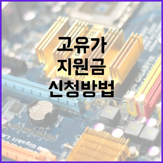 고유가 지원금 신청 방법: 놓치지 마세요! - 요약