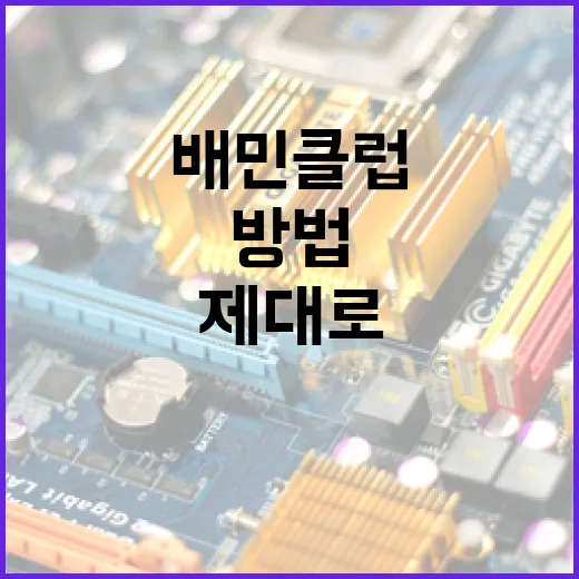 배민클럽 제대로 활용하는 방법 - 요약