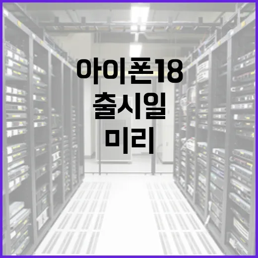 아이폰18 출시일, 미리 알아보는 방법 - 요약