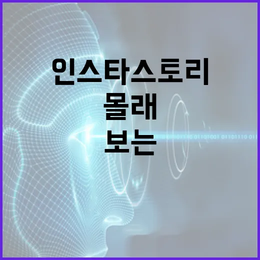 인스타 스토리, 몰래 보는 방법과 주의사항 - 요약