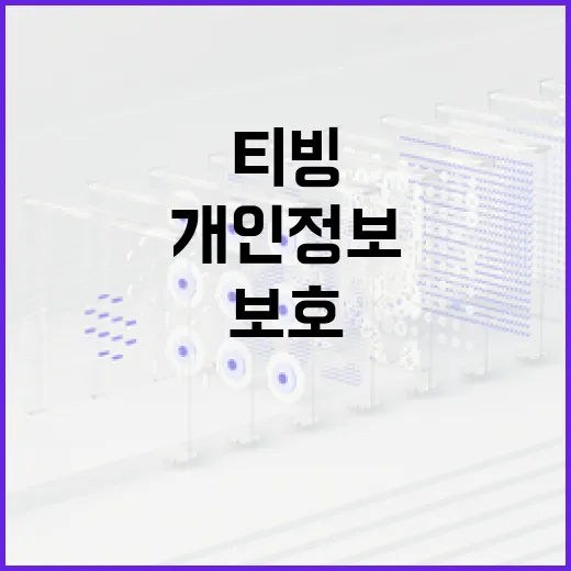 티빙 개인정보를 안전하게 보호하는 방법 - 요약
