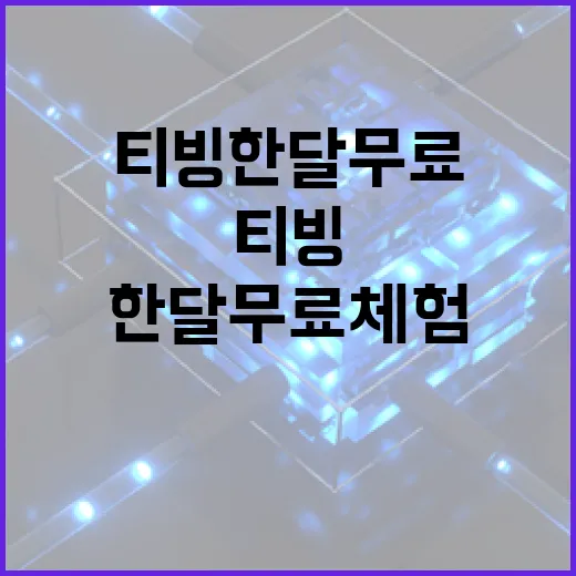 티빙 한달 무료 체험 활용법: 놓치지 말아야 할 팁 - 요약