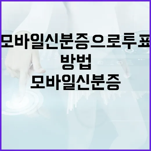 모바일신분증으로 투표하는 방법, 이렇게 하면 간단해요 - 요약