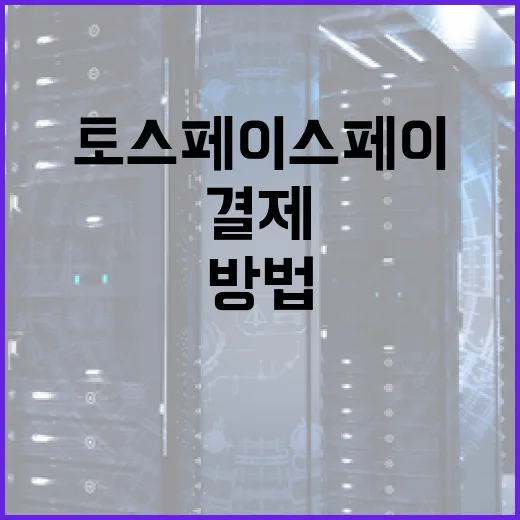 토스 페이스페이로 쉽고 빠르게 결제하는 방법 - 요약