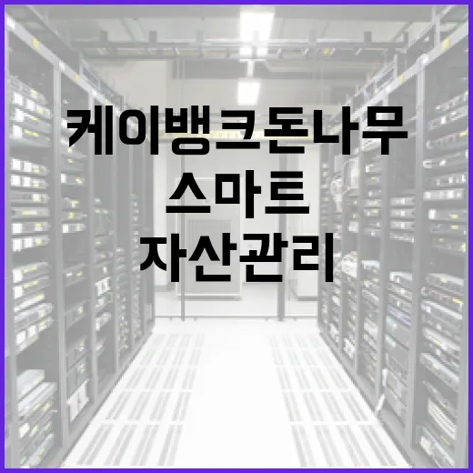 케이뱅크 돈나무로 스마트하게 자산 관리하는 방법 - 요약