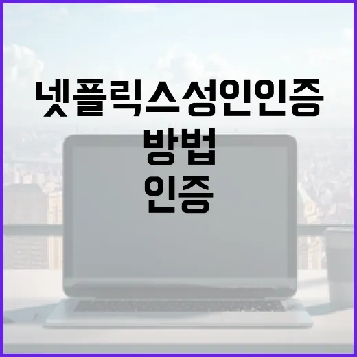 넷플릭스 성인인증, 쉽게 해결하는 방법 - 요약