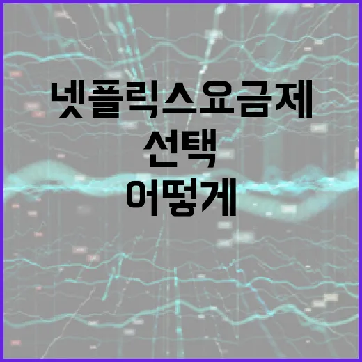 넷플릭스 요금제, 어떻게 선택할까? - 요약