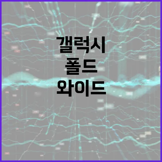 갤럭시 와이드 폴드를 제대로 즐기는 방법 - 요약