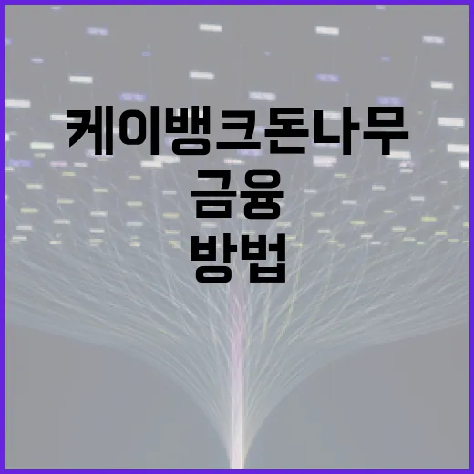 케이뱅크 돈나무를 활용하는 방법: 실속 있는 금융 관리 - 요약