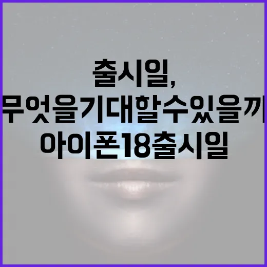 아이폰18 출시일, 무엇을 기대할 수 있을까요? - 요약