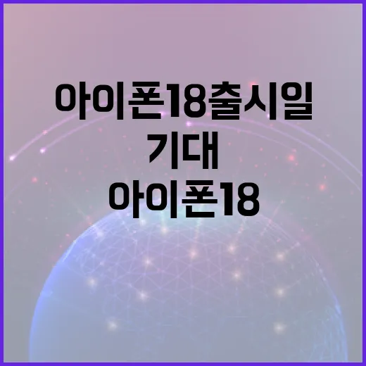 아이폰 18 출시일과 기대할 점들 - 요약