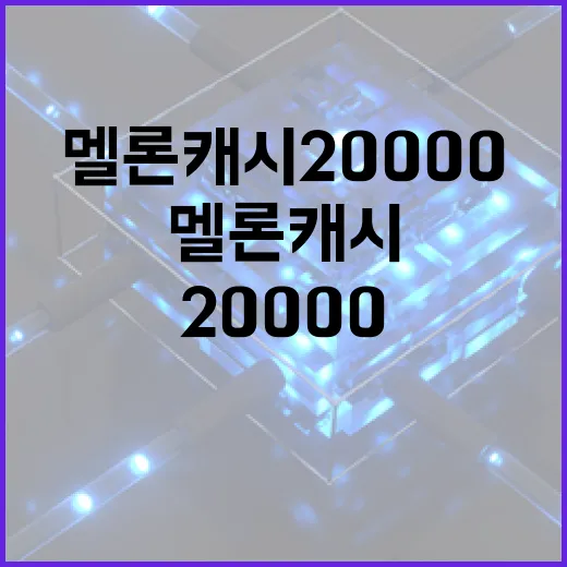 멜론 캐시 20000, 이렇게 활용해보세요! - 요약