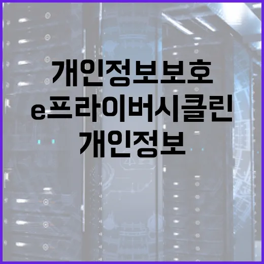 e프라이버시클린으로 개인 정보 보호하는 방법 - 요약