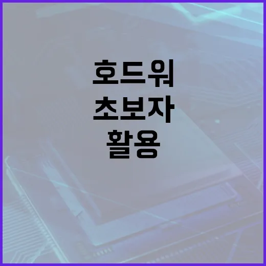 호드워를 제대로 활용하는 방법: 초보자를 위한 안내서 - 요약