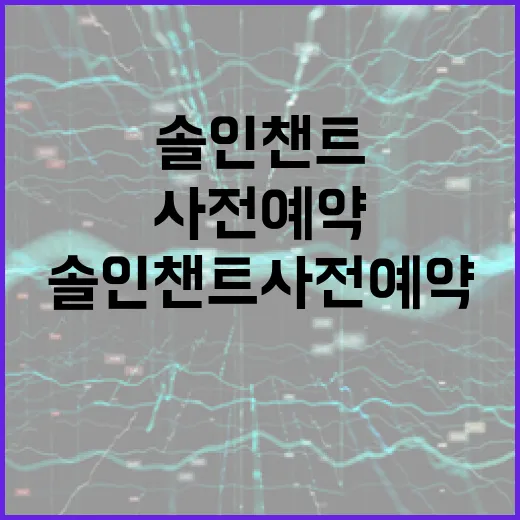 솔 인챈트 사전예약, 놓치지 마세요! - 요약