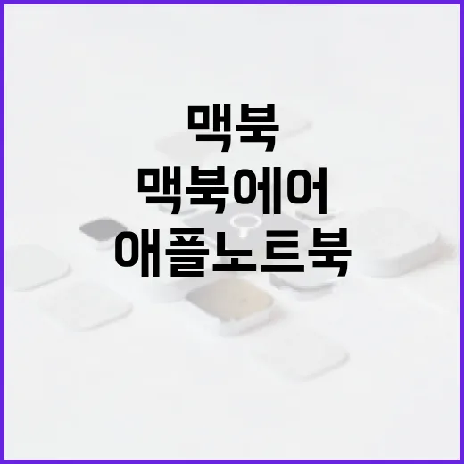 애플노트북 처음 고르려면 이렇게 보세요: 맥북 에어와 프로 선택 방법 - 요약