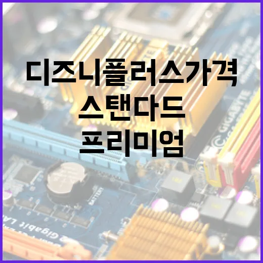 디즈니플러스가격 고르려면 이렇게 보면 됩니다: 스탠다드와 프리미엄 차이 - 요약