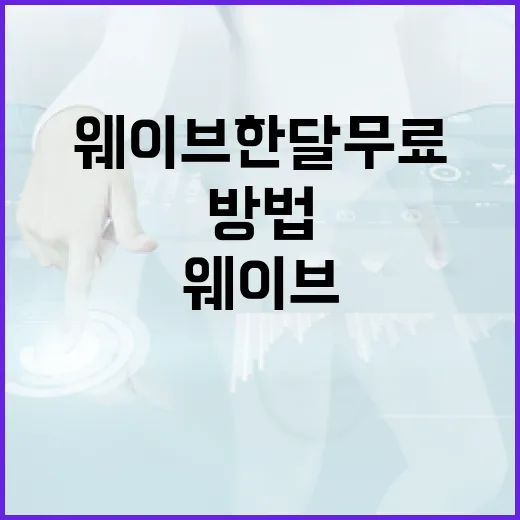 웨이브한달무료 찾을 때 먼저 확인하는 방법 - 요약