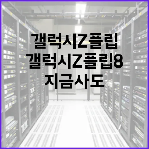 갤럭시 Z플립8 기다릴지 판단하는 방법, 지금 사도 되는 사람과 기다릴 사람 - 요약