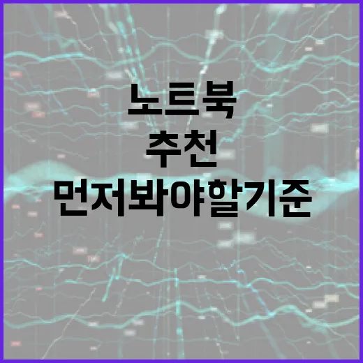 노트북추천 제대로 고르는 방법, 사양표보다 먼저 봐야 할 기준 - 요약