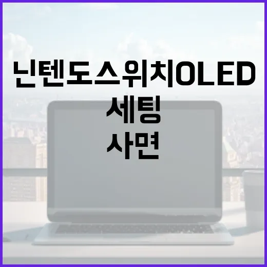 닌텐도스위치OLED 처음 사면 이렇게 세팅하는 방법 - 요약