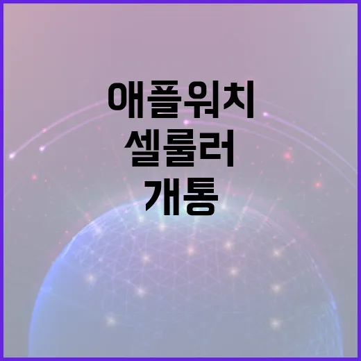 애플워치셀룰러개통 처음 할 때 막히지 않는 방법 - 요약