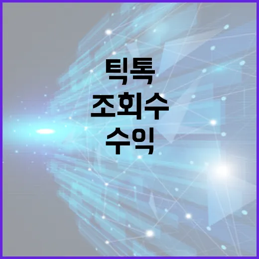 틱톡수익 내려고 계정 세팅하는 방법, 조회수보다 먼저 볼 것들 - 요약