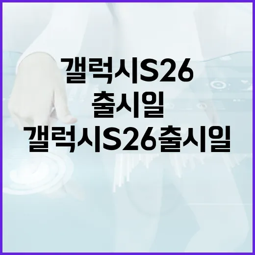 갤럭시S26 출시일 확인하려면 이렇게 보시면 됩니다 - 요약