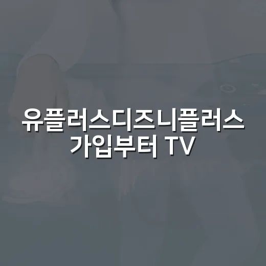 유플러스디즈니플러스 가입부터 TV·PC 재생 오류까지 잡는 방법 - 요약