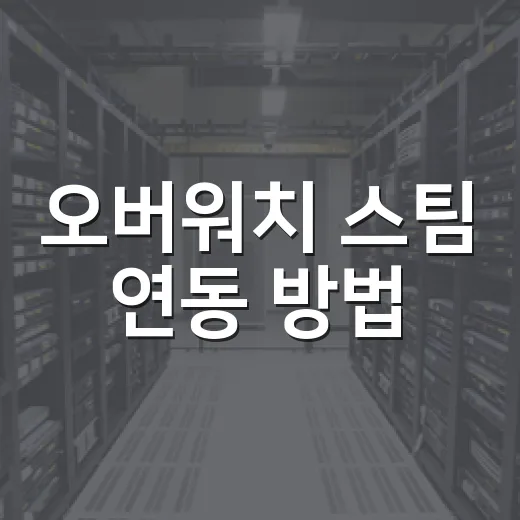 오버워치 스팀 연동 방법, 배틀넷 계정 연결부터 오류 대처까지 - 요약