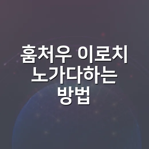 훔처우 이로치 노가다하는 방법, 확률보다 루틴이 먼저입니다 - 요약