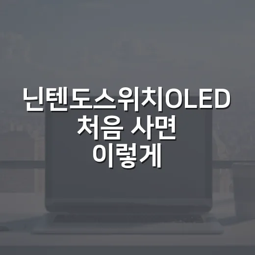 닌텐도스위치OLED 처음 사면 이렇게 세팅하는 방법 - 요약