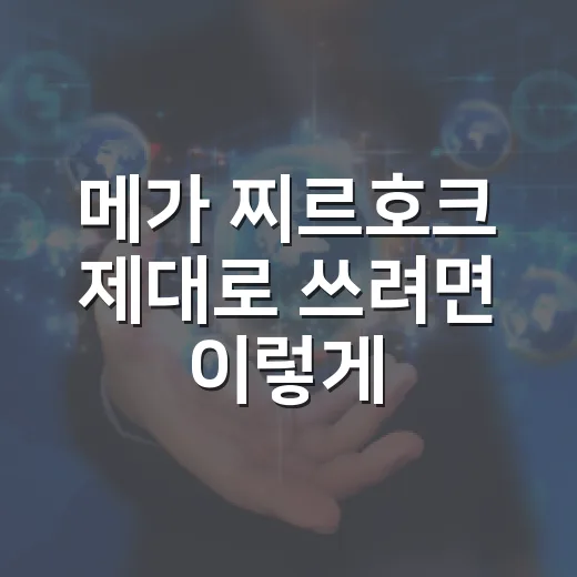 메가 찌르호크 제대로 쓰려면 이렇게 세팅하는 방법 - 요약